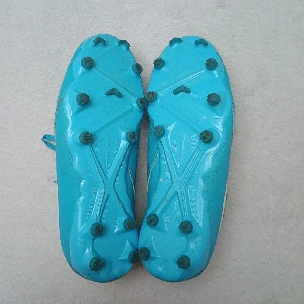 Nike Shoes Kids 3.5Y Blue Phantom VSN Soccer Cleats Low Top FD6722-400